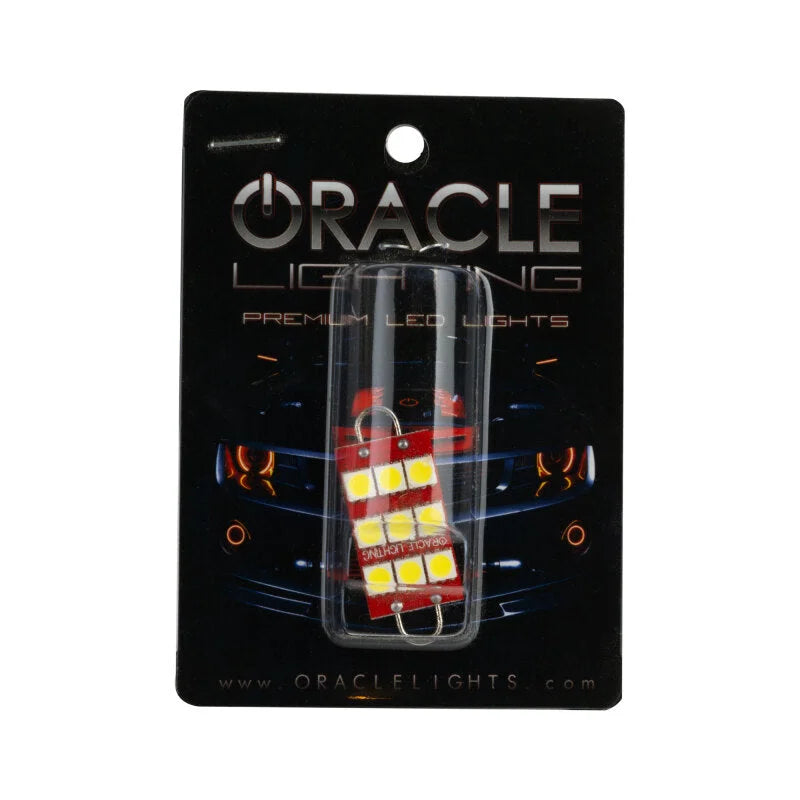 Oracle 44MM 6 LED 3 Chip - Loop Festoon Bulbs (Pair) - White - Additional View 5