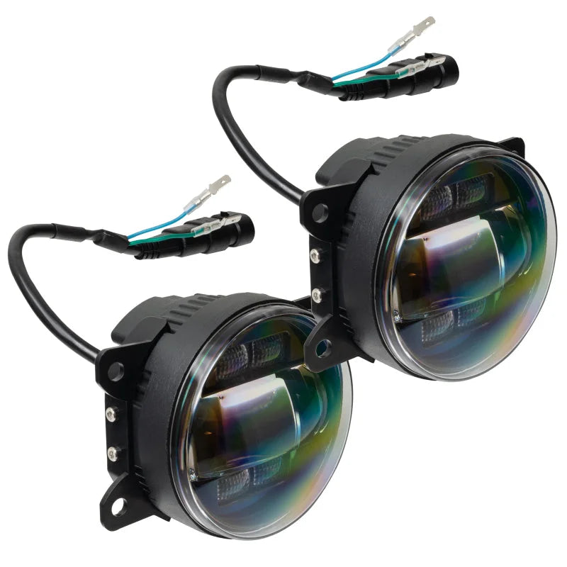Oracle 4in High Performance LED Fog Light (Pair) - 6000K - Additional View 6