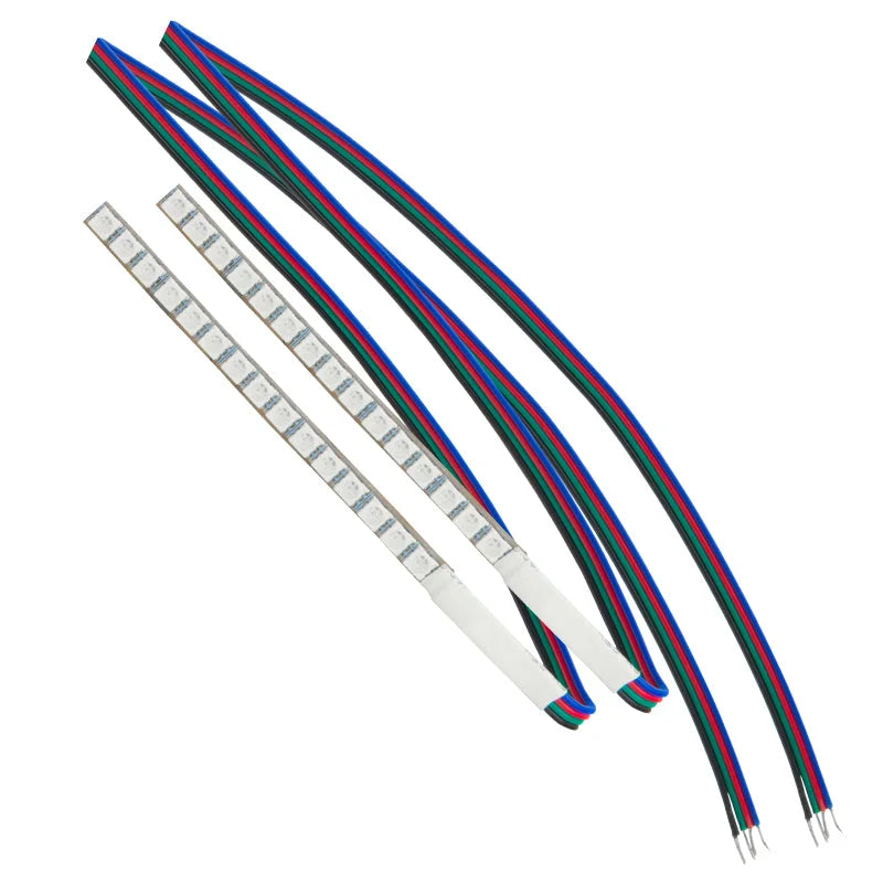 Oracle 4in LED Concept Strip (Pair) - ColorSHIFT w/o Controller - Back View