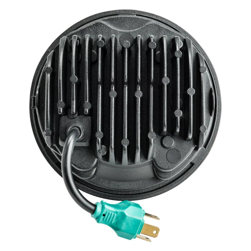 Oracle 5.75in 40W Replacement LED Headlight - Black - Side View