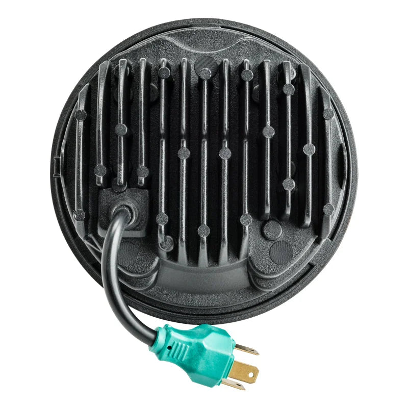 Oracle 5.75in 40W Replacement LED Headlight - Chrome - Side View
