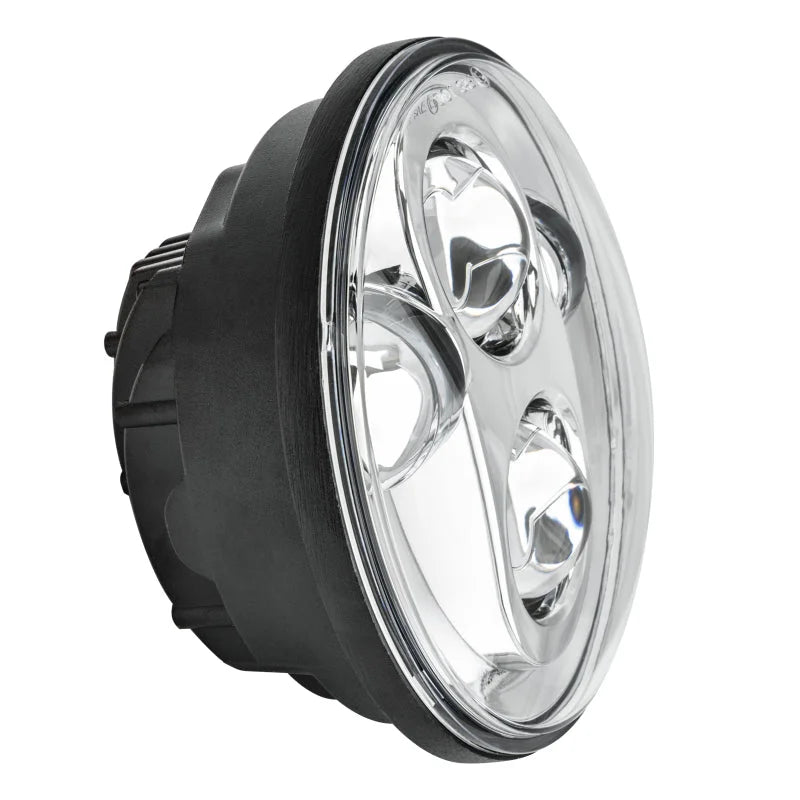 Oracle 5.75in 40W Replacement LED Headlight - Chrome - Back View