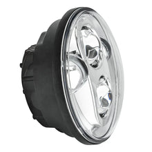 Load image into Gallery viewer, Oracle 5.75in 40W Replacement LED Headlight - Chrome - Back View