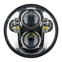 Load image into Gallery viewer, Oracle 5.75in 40W Replacement LED Headlight - Chrome - Installation View