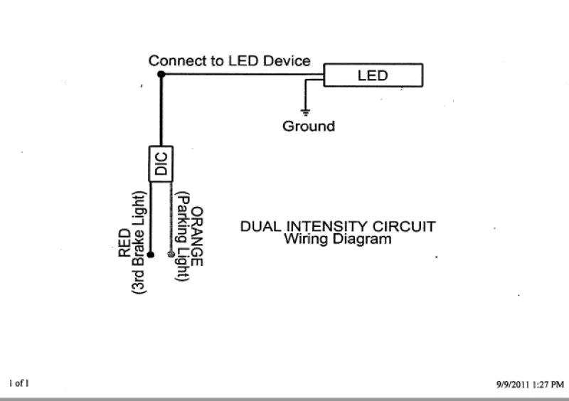 Oracle 60-100 Dual Intensity Circuit - Installation View