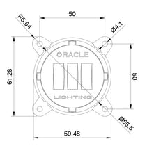 Load image into Gallery viewer, Oracle 60mm 15W Fog Beam LED Emitter - 3000K - Back View