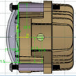Load image into Gallery viewer, Oracle 60mm 15W Fog Beam LED Emitter - 3000K - Additional View 5