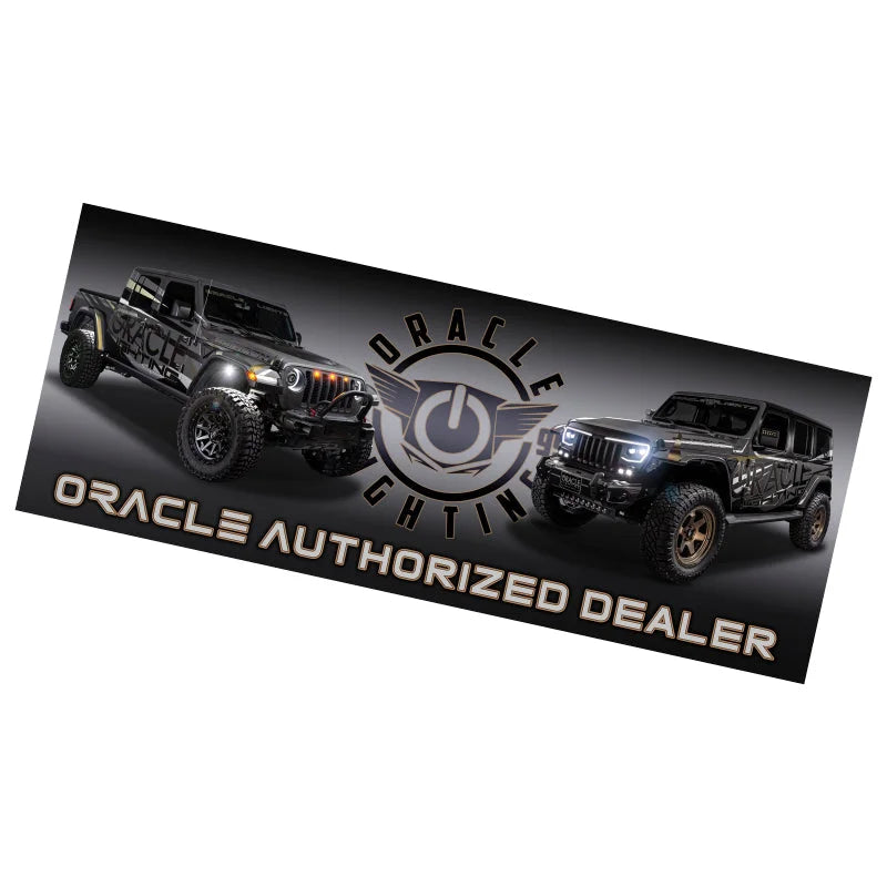Oracle - 6ft x 2.5ft Banner - Side View