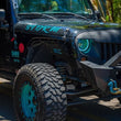 Load image into Gallery viewer, Oracle 7in High Powered LED Headlights - Black Bezel - ColorSHIFT - BC1 - Additional View 13
