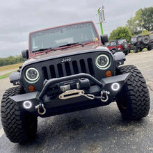 Load image into Gallery viewer, Oracle 7in High Powered LED Headlights - Black Bezel - White - Additional View 10