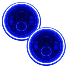 Load image into Gallery viewer, Oracle 7in High Powered LED Headlights - Black Bezel - Blue - Main Product View