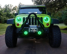 Load image into Gallery viewer, Oracle 7in High Powered LED Headlights - Black Bezel - ColorSHIFT 2.0 - Additional View 16