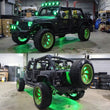 Load image into Gallery viewer, Oracle 7in High Powered LED Headlights - Black Bezel - Green - Additional View 5