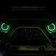 Load image into Gallery viewer, Oracle 7in High Powered LED Headlights - Black Bezel - Green - Additional View 9