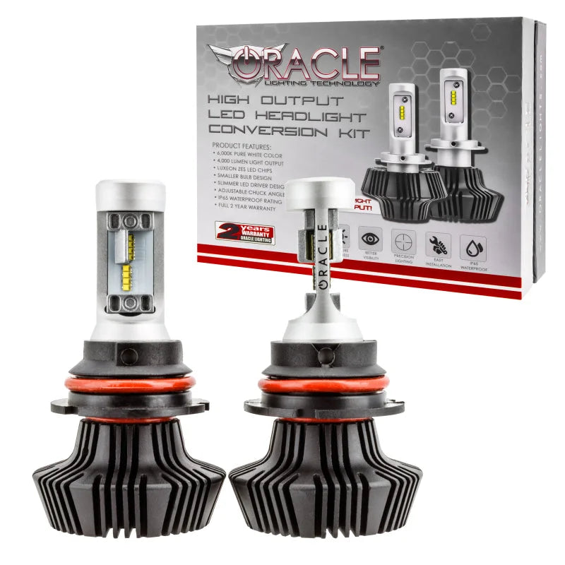 Oracle 9004 4000 Lumen LED Headlight Bulbs (Pair) - 6000K - Main Product View