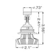 Load image into Gallery viewer, Oracle 9004 4000 Lumen LED Headlight Bulbs (Pair) - 6000K - Side View