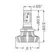Load image into Gallery viewer, Oracle 9006 4000 Lumen LED Headlight Bulbs (Pair) - 6000K - Back View