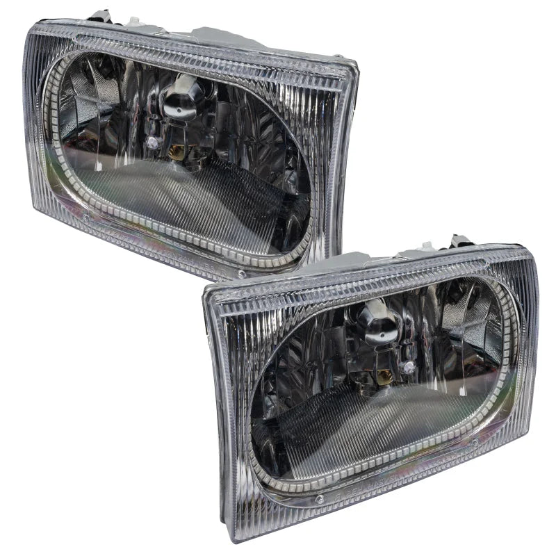 Oracle 99-04 Ford F250 LED HL - ColorSHIFT w/o Controller - Installation View