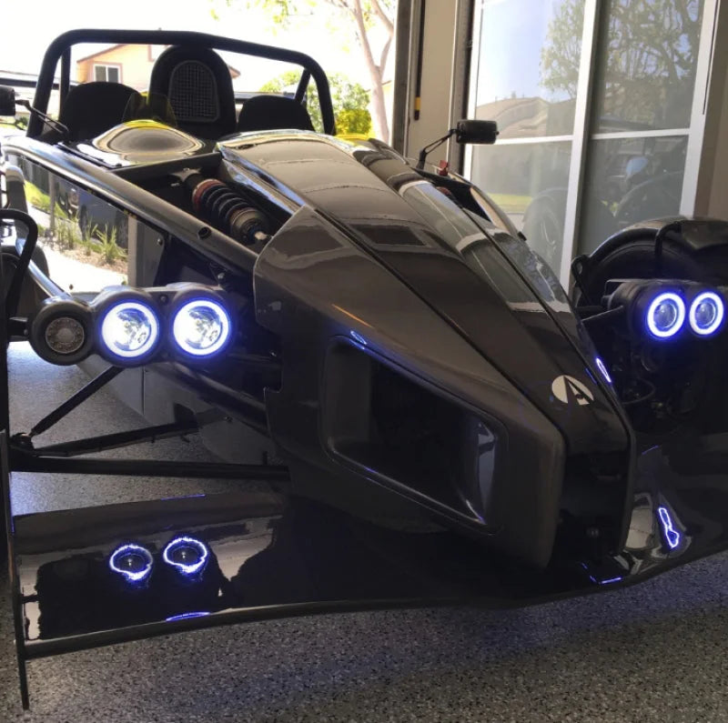 Oracle Ariel Atom 03-18 LED Dual Waterproof Halo Kit - White - Side View