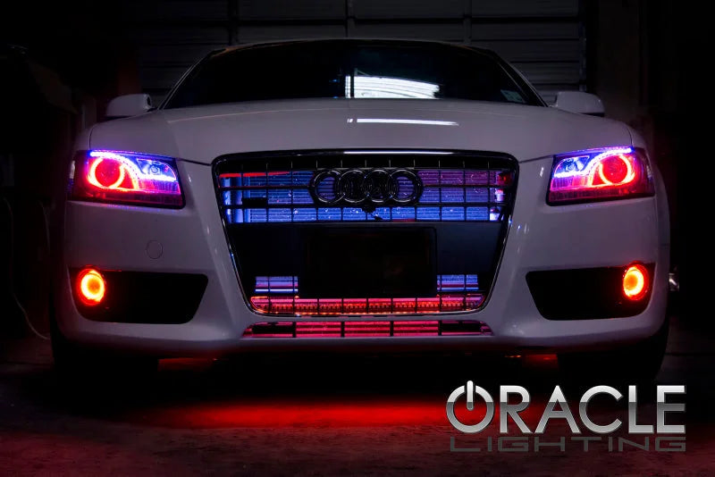 Oracle Audi A5 07-13 Halo Kit - ColorSHIFT w/ Simple Controller - Side View