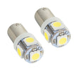 Load image into Gallery viewer, Oracle BA9S 5 LED 3 Chip Bayonet Bulbs (Pair) - White - Side View