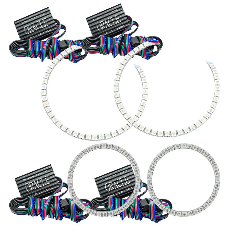Oracle BMW 3 Series 06-11 Halo Kit - Projector - ColorSHIFT w/o Controller - Main Product View