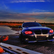 Load image into Gallery viewer, Oracle BMW 3 Series 06-11 LED Halo Kit - Projector - White - Side View