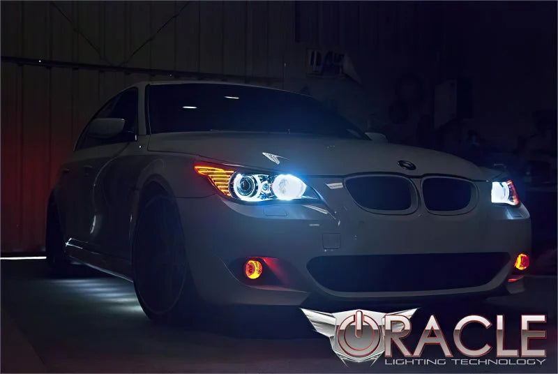 Oracle BMW 5 Series 03-10 Halo Kit - ColorSHIFT w/ 2.0 Controller - Side View