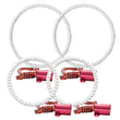 Load image into Gallery viewer, Oracle BMW M3 Coupe 08-13 LED Halo Kit - Projector - White - Main Product View