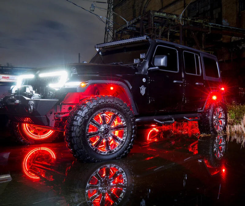 Oracle Black Series - 7D 12 60W Dual Row LED Light Bar - 6000K - Back View