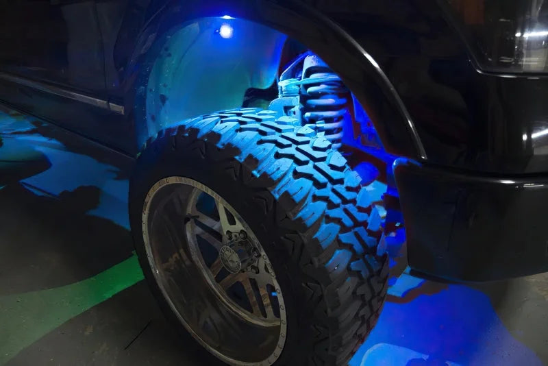 Oracle Bluetooth + RF Underbody Rock Light Kit - 4 PCS - ColorSHIFT - Installation View