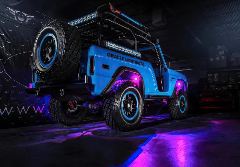 Oracle Bluetooth + RF Underbody Rock Light Kit - 4 PCS - ColorSHIFT - Additional View 9