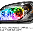 Load image into Gallery viewer, Oracle Buick Lucerne 06-11 Halo Kit - ColorSHIFT w/ 2.0 Controller - Installation View