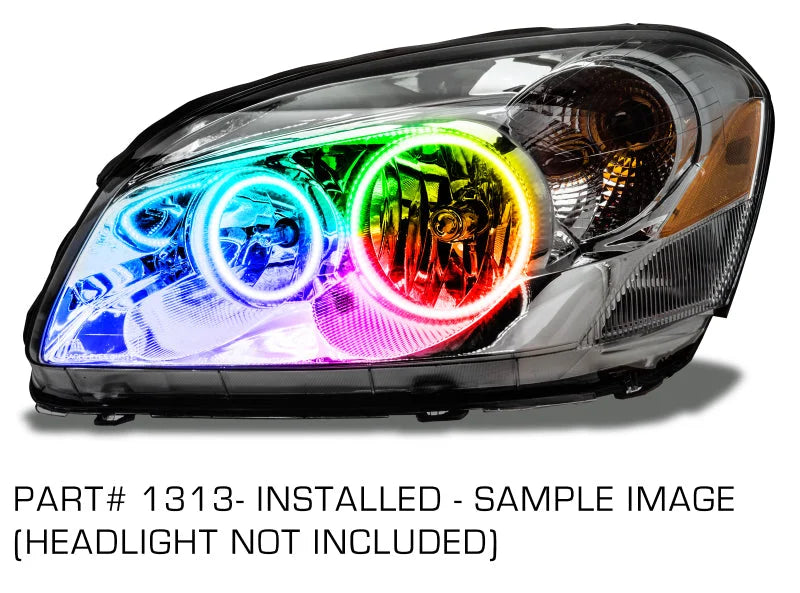 Oracle Buick Lucerne 06-11 Halo Kit - ColorSHIFT w/ 2.0 Controller - Installation View