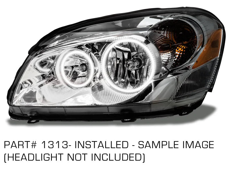 Oracle Buick Lucerne 06-11 LED Halo Kit - White - Back View