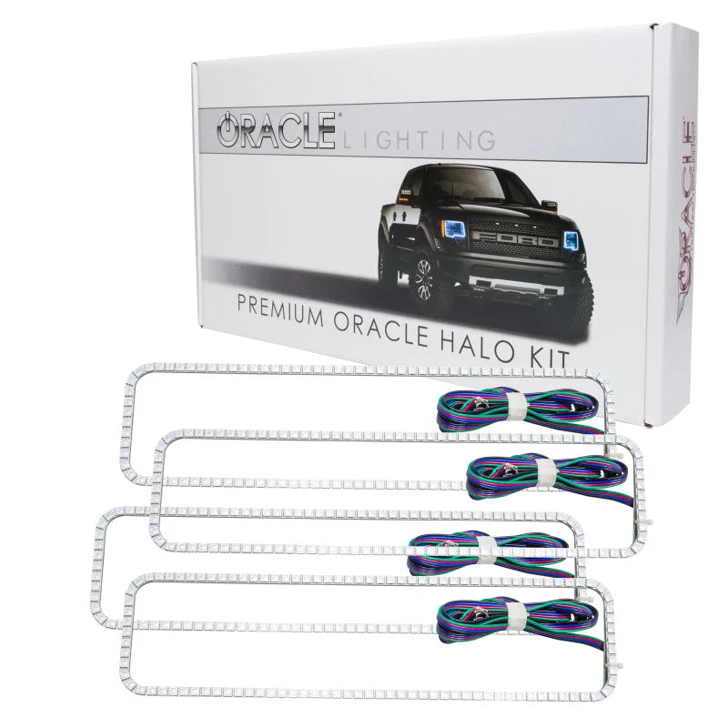 Oracle Chevrolet CK 87-99 Dual Halo Kit - ColorSHIFT w/ Simple Controller - Side View
