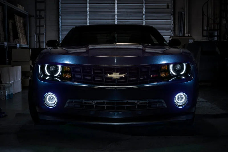Oracle Chevrolet Camaro 10-13 LED Fog Halo Kit - White - Back View