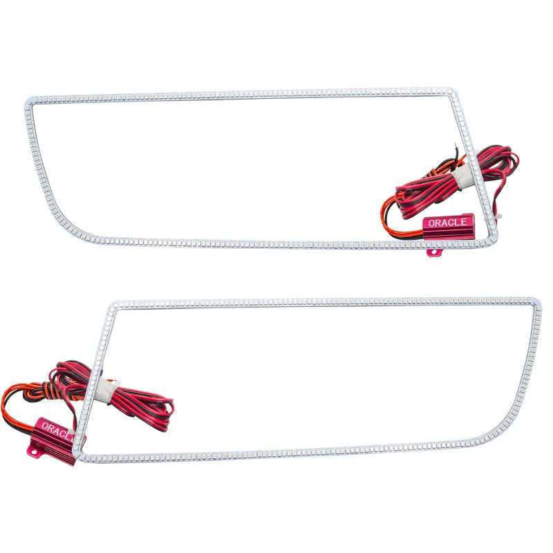 Oracle Chevrolet Camaro Non-RS 14-15 LED Halo Kit Square Style - White - Main Product View