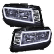 Load image into Gallery viewer, Oracle Chevrolet Camaro Non-RS 14-15 LED Halo Kit Square Style - White - Side View