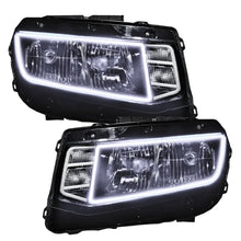 Load image into Gallery viewer, Oracle Chevrolet Camaro Non-RS 14-15 LED Halo Kit Square Style - White - Side View