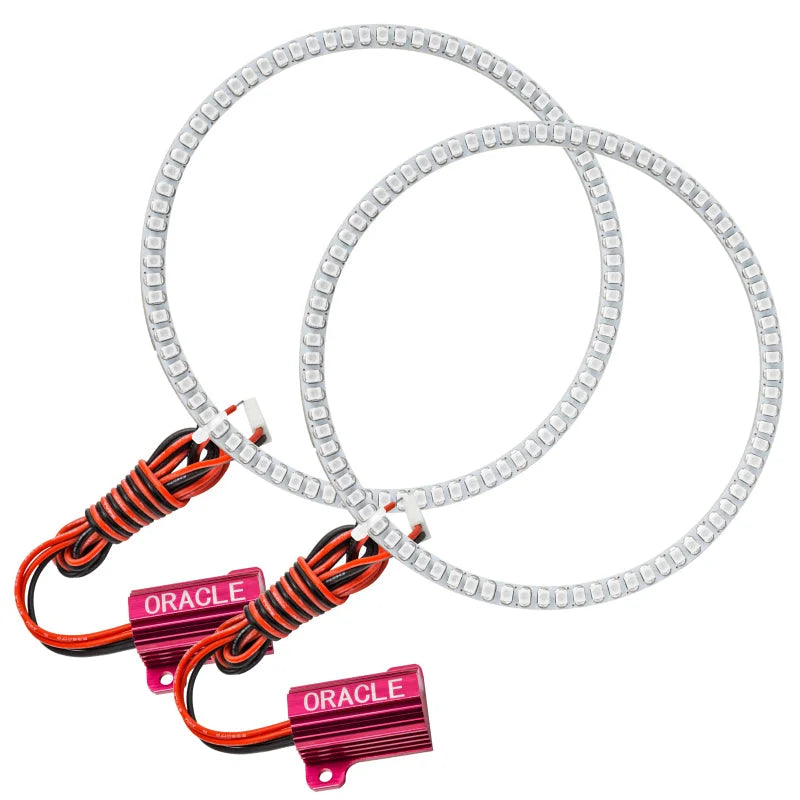 Oracle Chevrolet Corvette C6 05-13 LED Fog Halo Kit - White - Installation View