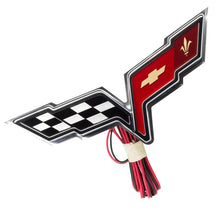 Load image into Gallery viewer, Oracle Chevrolet Corvette C6 Illuminated Emblem - White - Side View