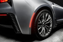 Load image into Gallery viewer, Oracle Chevrolet Corvette C7 Concept Sidemarker Set - Clear - No Paint - Back View