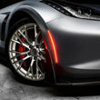 Load image into Gallery viewer, Oracle Chevrolet Corvette C7 Concept Sidemarker Set - Clear - No Paint - Installation View