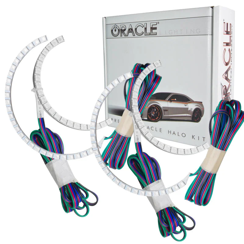 Oracle Chevrolet Impala 06-13 Halo Kit - ColorSHIFT w/ Simple Controller - Back View