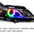 Load image into Gallery viewer, Oracle Chevrolet Impala 14-17 Projector Halo Kit - ColorSHIFT w/ 2.0 Controller - Back View