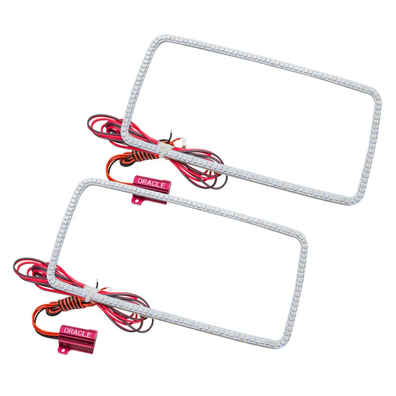 Oracle Chevrolet Silverado 07-13 LED Fog Halo Kit - White - Main Product View