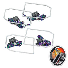 Load image into Gallery viewer, Oracle Chevrolet Silverado 14-15 Halo Kit Non-Projector Style - ColorSHIFT - Main Product View