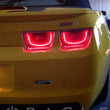 Load image into Gallery viewer, Oracle Chevy Camaro 10-13 Afterburner 2.0 Tail Light Halo Kit - Red - Back View