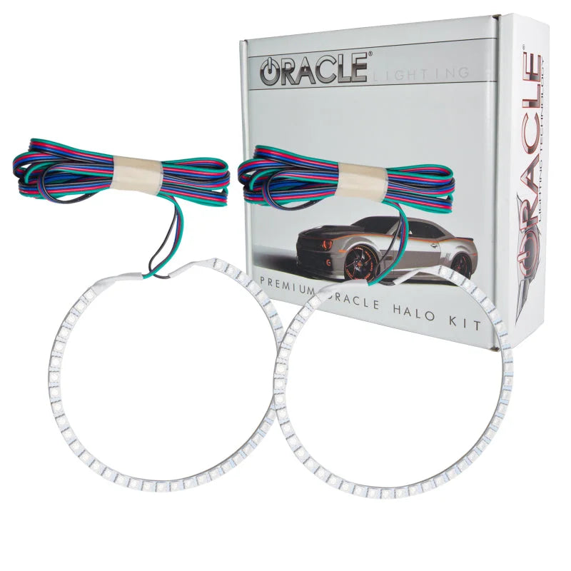 Oracle Chevy Camaro Non-RS 14-15 Halo Kit Round Style - ColorSHIFT w/o Controller - Side View
